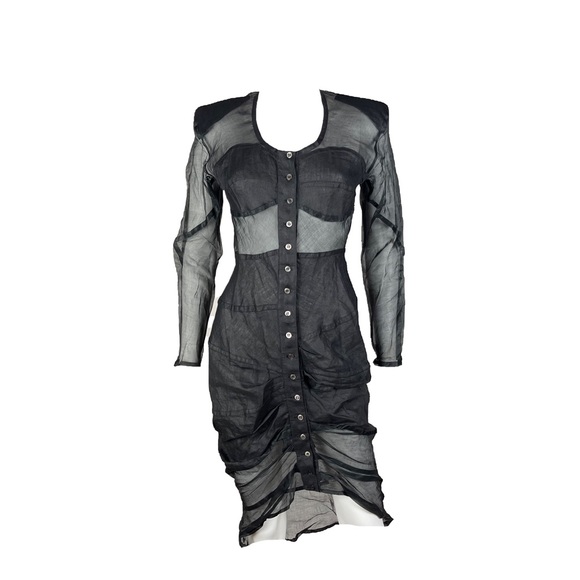 90s Nick Coleman Linen Dress - Picture 1 of 6